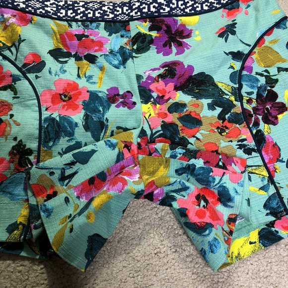 Anthropologie Cartonnier Floral Print Shorts - Picture 6 of 12